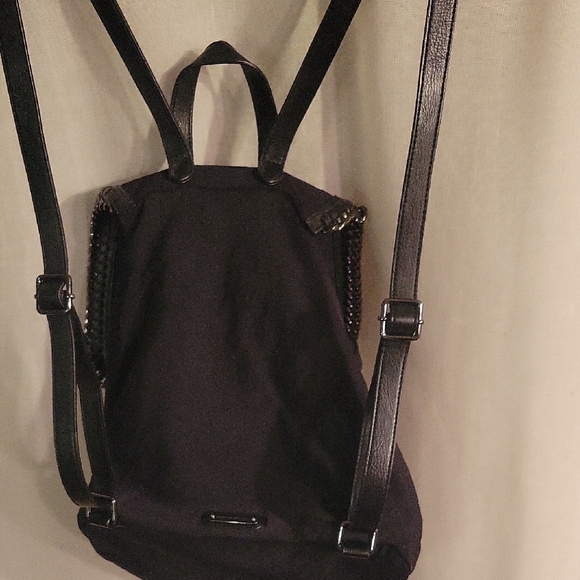 Rebecca Minkoff Pewter Chain-Trim Backpack - Picture 8 of 15